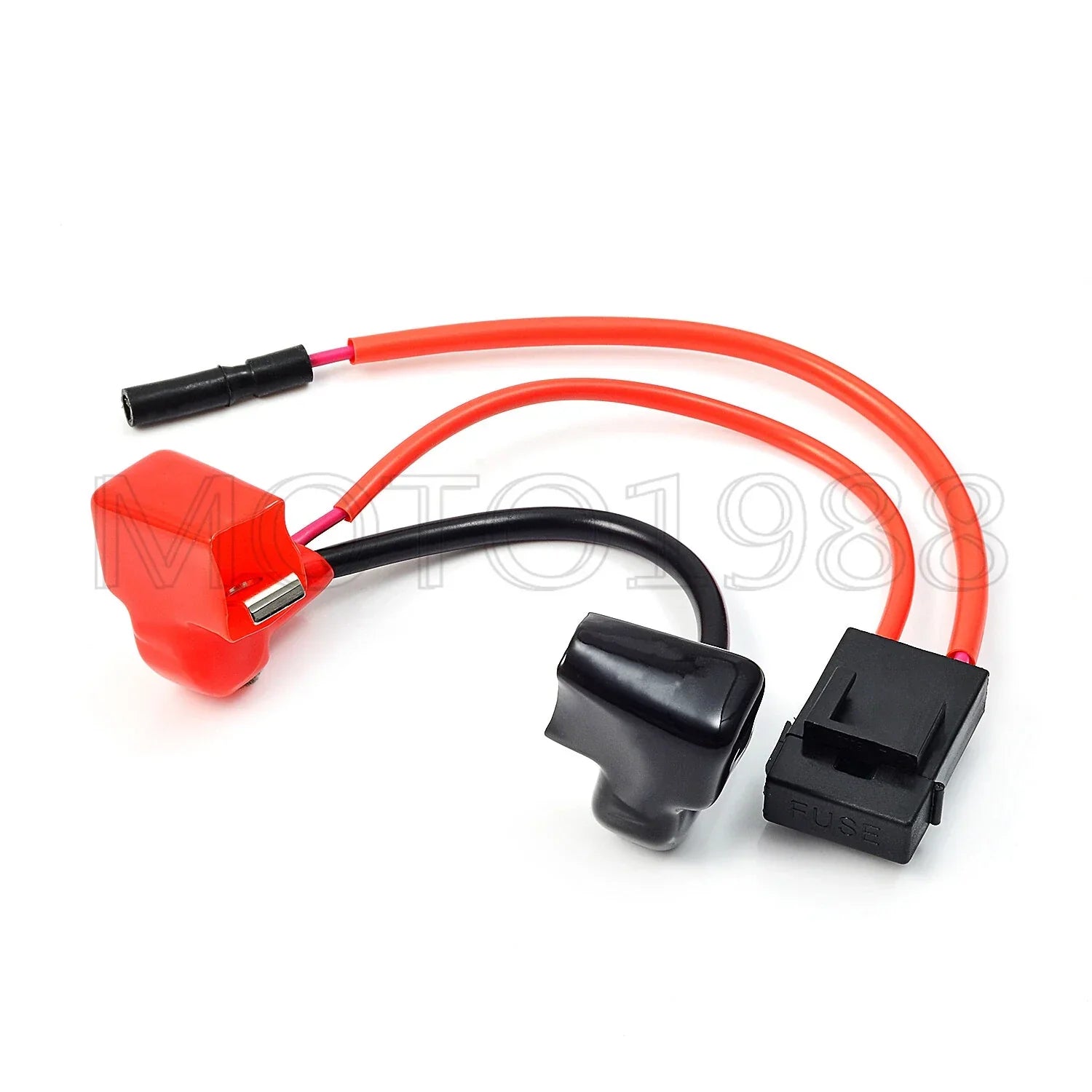 Starter Relay Solenoid & Positive Side Battery Cable for Honda TRX300EX (2001–2006)