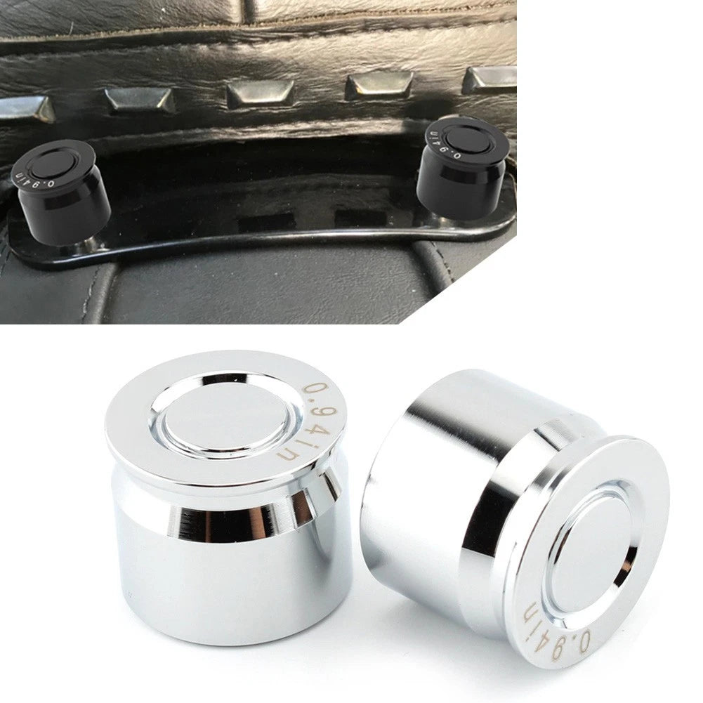Set of 4 Chrome Mounting Nuts Bolts for Harley Road King Breakout Road Glide Fat Boy