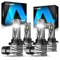 2X NOVSIGHT 9005 9006 LED Headlight Bulbs Kit 6500K 16000LM for Vehicles
