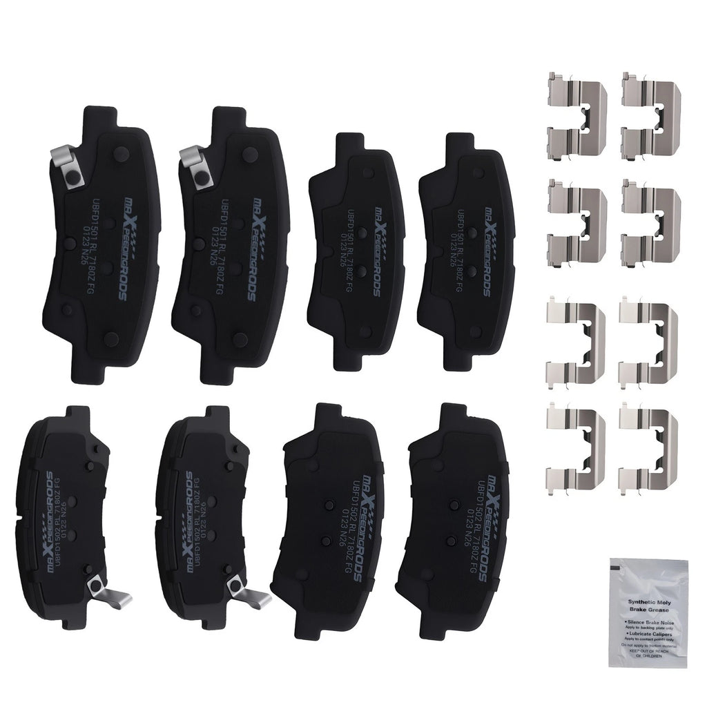 8pcs Ceramic Brake Pads Set for Hyundai Elantra Coupe (2013–2014) D1543