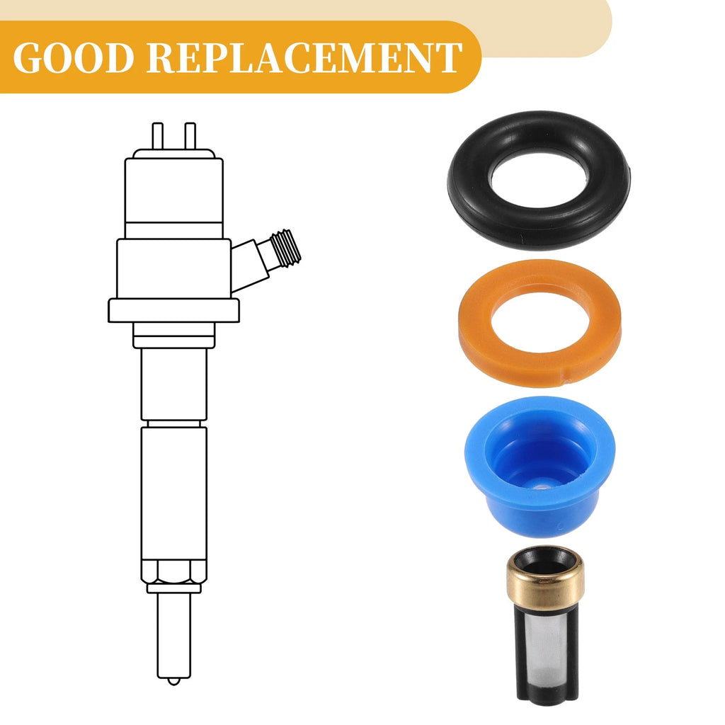 Set of 4 Fuel Injector Seal O Rings for Ford Thunderbird 