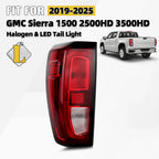 Halogen Tail Light Left Driver for GMC Sierra 1500 2500 HD 3500 HD (2019–2026)