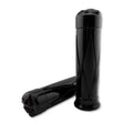 Black Skull Diamond Hand Grips for Harley Sportster Dyna Softail (1")