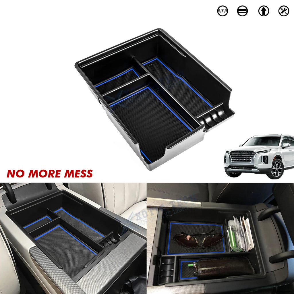Armrest Insert Storage Organizer for Hyundai Palisade (2020–2022)