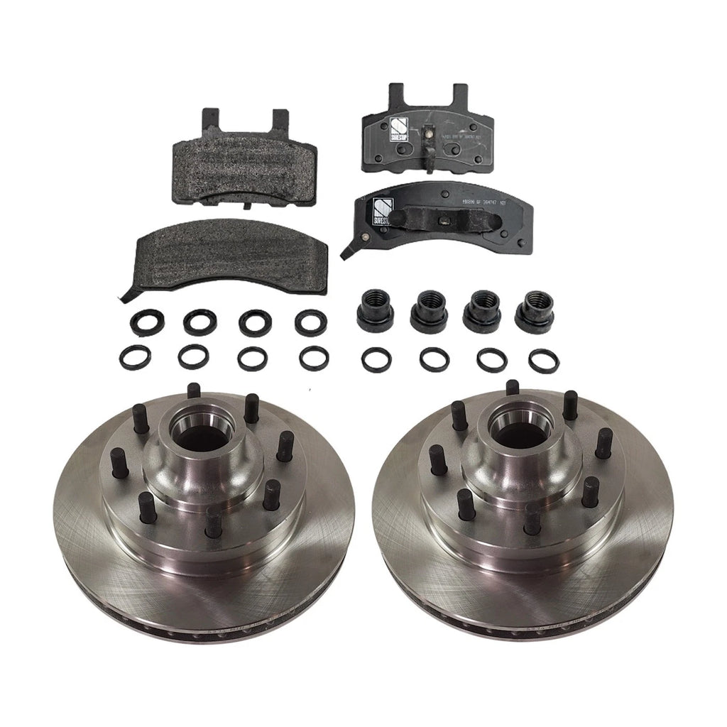 Front Brake Disc Rotors and Pads Kit for Dodge Ram 2500 (1994–1996)