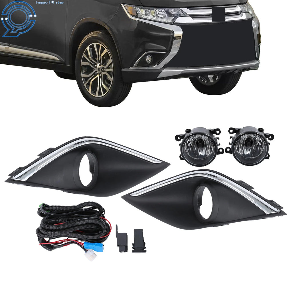 Set of 2 Front Bumper Fog Lights for Mitsubishi Outlander (2016–2021)