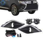 Set of 2 Front Bumper Fog Lights for Mitsubishi Outlander (2016–2021)
