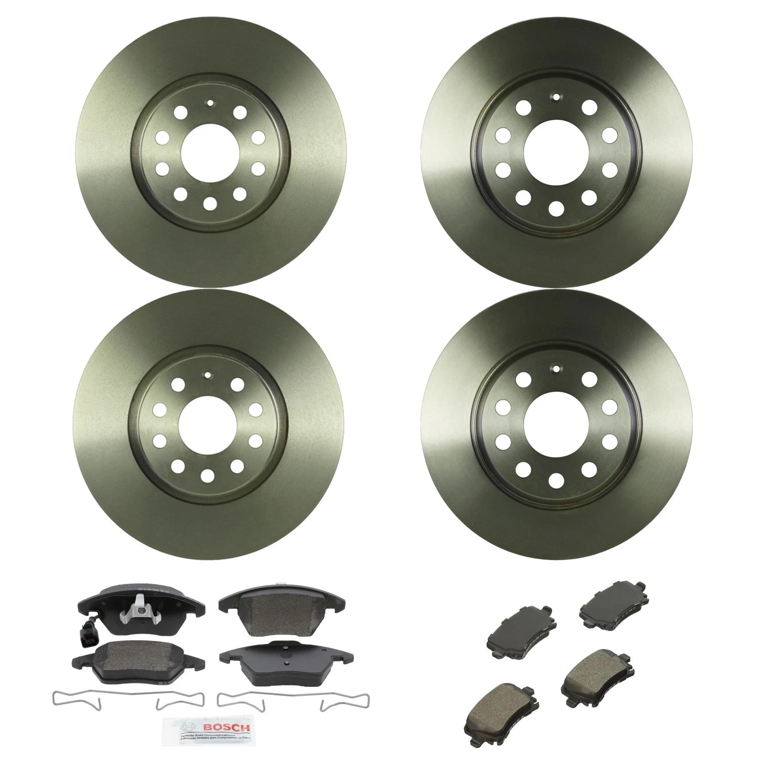 Bosch Quietcast Disc Brake Pad Kit for VW GTI Jetta (2006–2019)