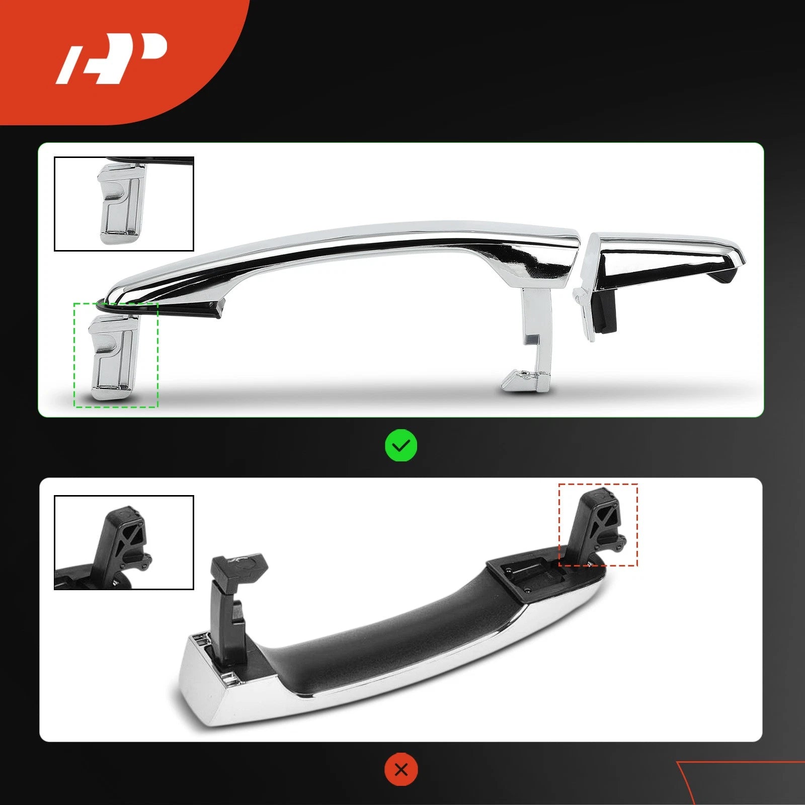Chrome Exterior Door Handle for Chevy Equinox (2010-2017)