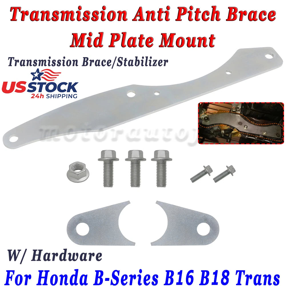 Mid Plate Mount for B-Series B16 B18 EG EK (1992–2000) Anti-Pitch Transmission