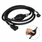 Fuel Gas Hose Line Assembly with Primer Bulb for Marine Outboard (8mm, 5/16")