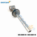 Set of 2 Rods + Cap for Yamaha Outboard 4T F 50-60HP (6C5-43801-10, 6C5-43821)