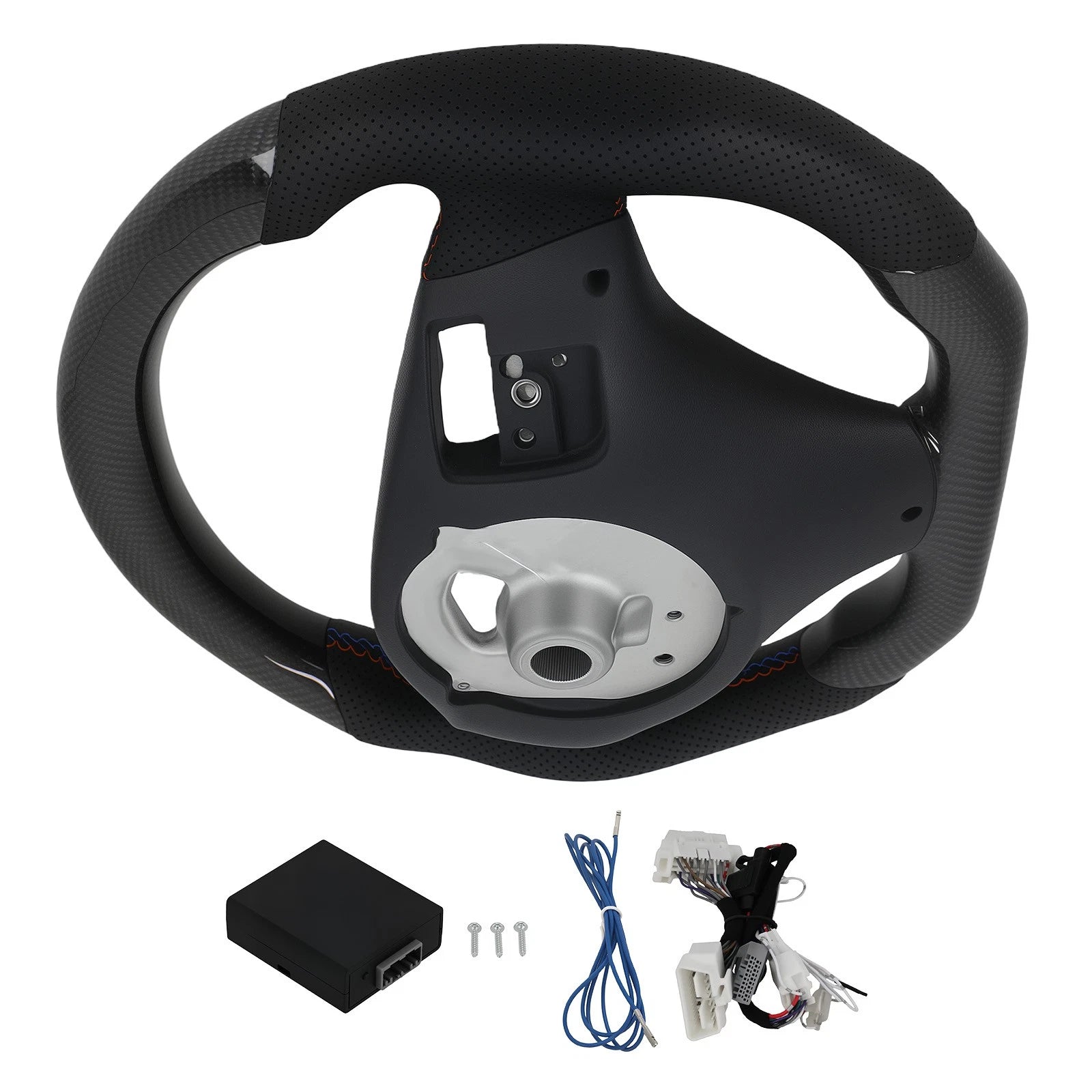 Real Carbon Fiber LED Steering Wheel for BMW 335i M3 E92 320i (2006–2013)