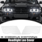 1 Pair Headlight Lens Cover for BMW E46 (1998–2002) 63126904297