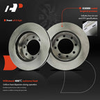 Front Disc Brake Rotors & Ceramic Pads for Ford F-450 Super Duty (1999–2004)