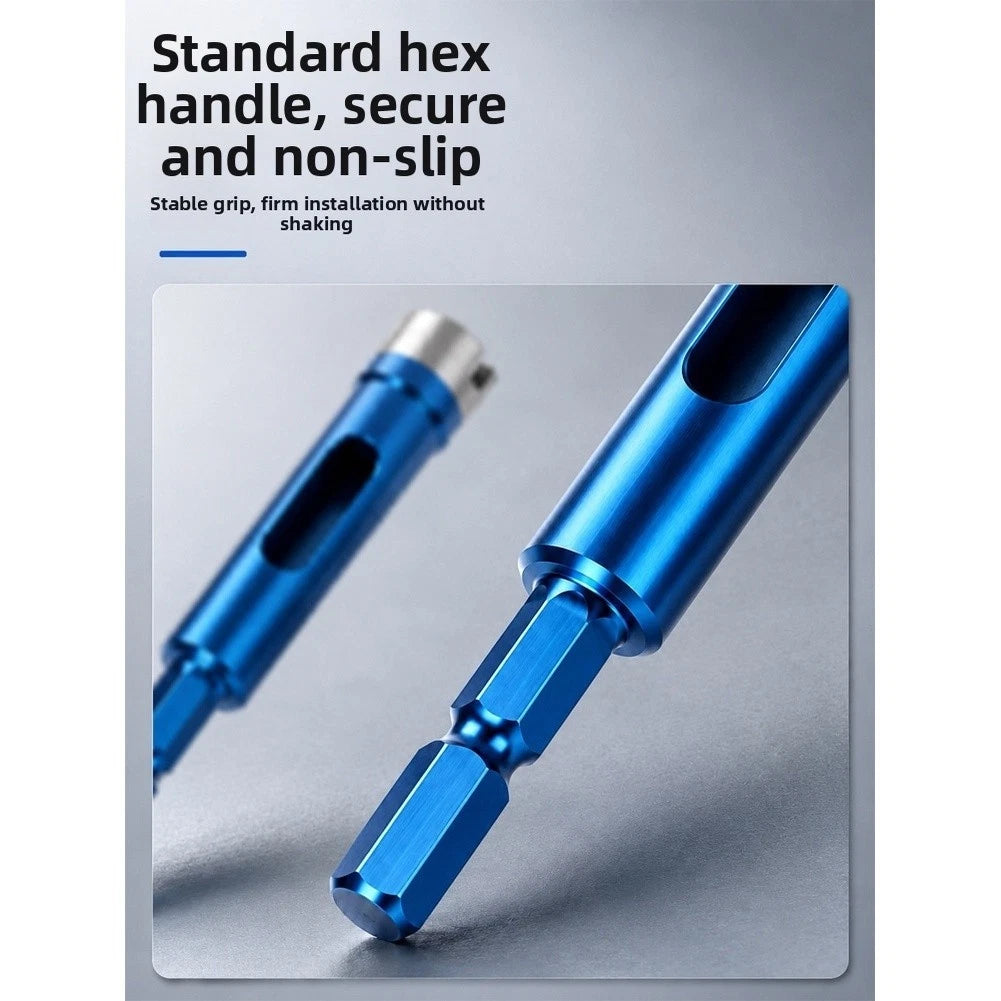 Hole Opener Bit Set (5/6/6.5/8/10/12mm) with Diamond Grit Hex Shank