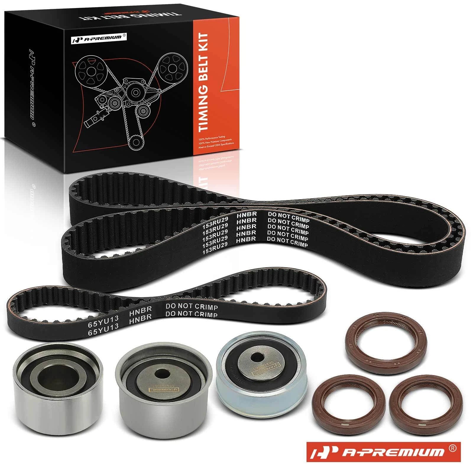 8x Timing Belt Kit for Mitsubishi Lancer (2003–2005) Eclipse (1995–1999)