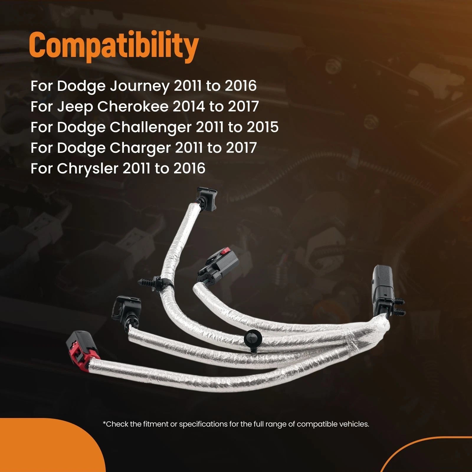 Engine Temperature Wire for Jeep Cherokee Latitude 2.4L (2014–2015) 5148105AE