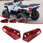2X Red Lens LED Tail Lights for Polaris Sportsman 500 570 800 850 1000 (2009–2022)