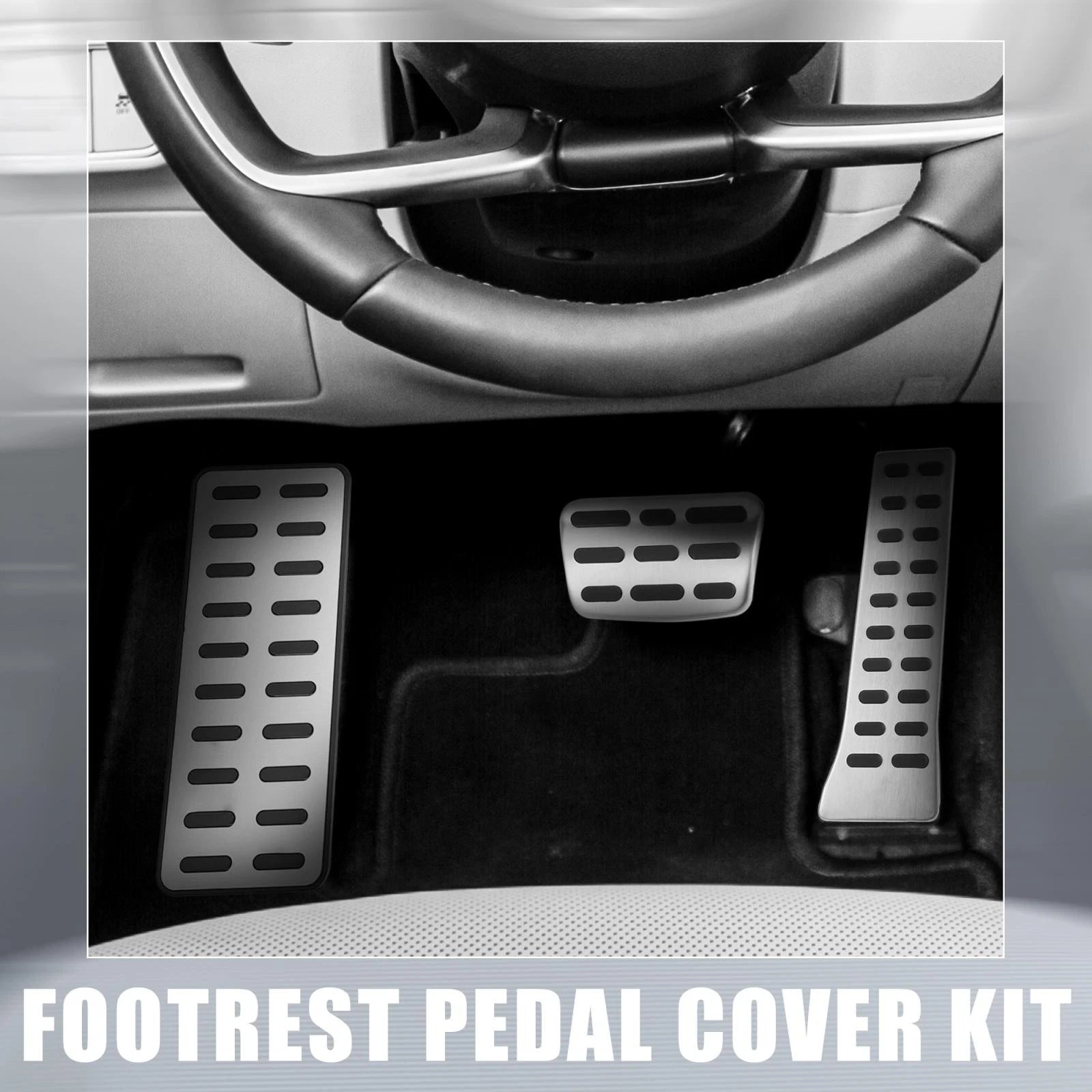 Set of 2 Anti Slip Brake Gas Accelerator Pedal Pads for Hyundai Tucson (2016–2023)