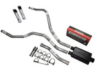 Dual Exhaust 2.5" Flowmaster 40 Series Slash Tip for Nissan Titan (2004–2006)