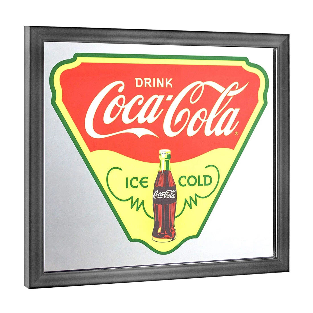Mirror Sign for Coca Cola 12" x 14" Soda Decor
