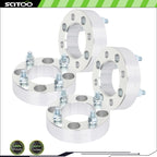 Set of 4 Wheel Spacers 4x4.5 1.5" 12x1.5 for Hyundai Accent Elantra Honda Accord
