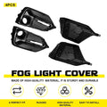 Fog Light Bezel Cover Set of 2 for Honda Civic Type-R (2016–2021) Black L&R