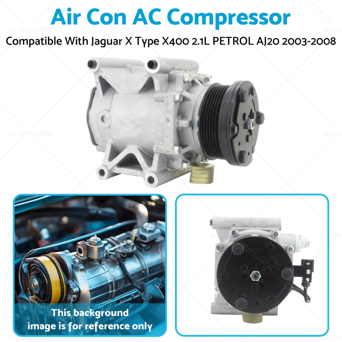 AC Compressor for Jaguar X Type X400 2.1L Petrol AJ20 (2003–2008)