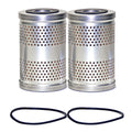 2X Engine Motor Oil Filters for Chevrolet GMC (Iso, StdAs)