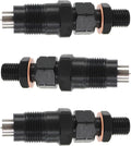 3 Pieces Fuel Injector for Ford New Holland TC31DA TC33 TC33D TC33DA TC34DA