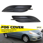 Set of 2 Front Bumper Fog Light Covers for Toyota Sienna (2006–2009)