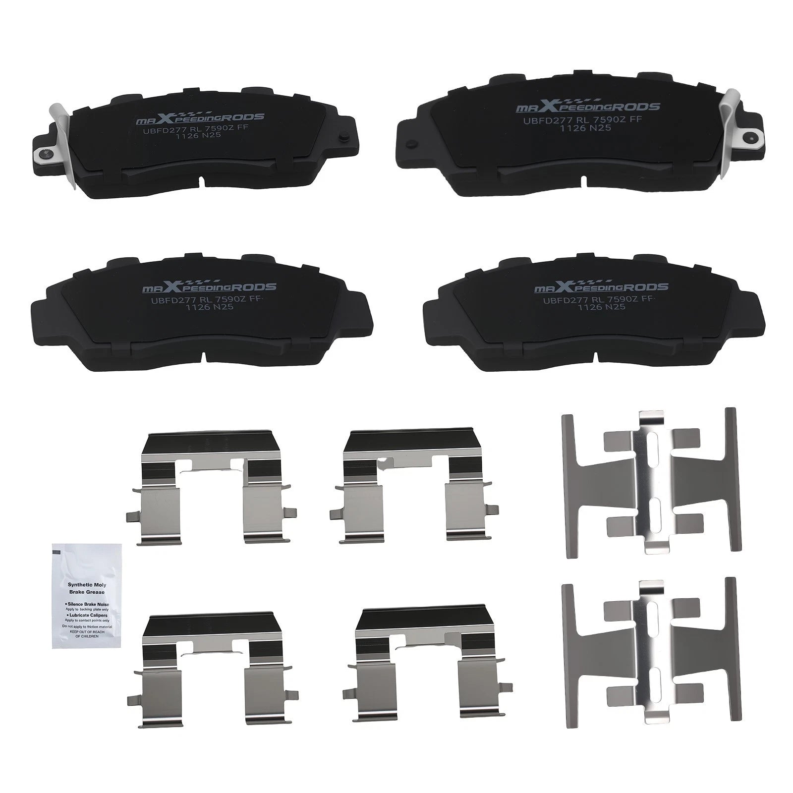 Front Ceramic Brake Pads Kit for Acura Integra Legend NSX/Honda Accord (1990–2001)