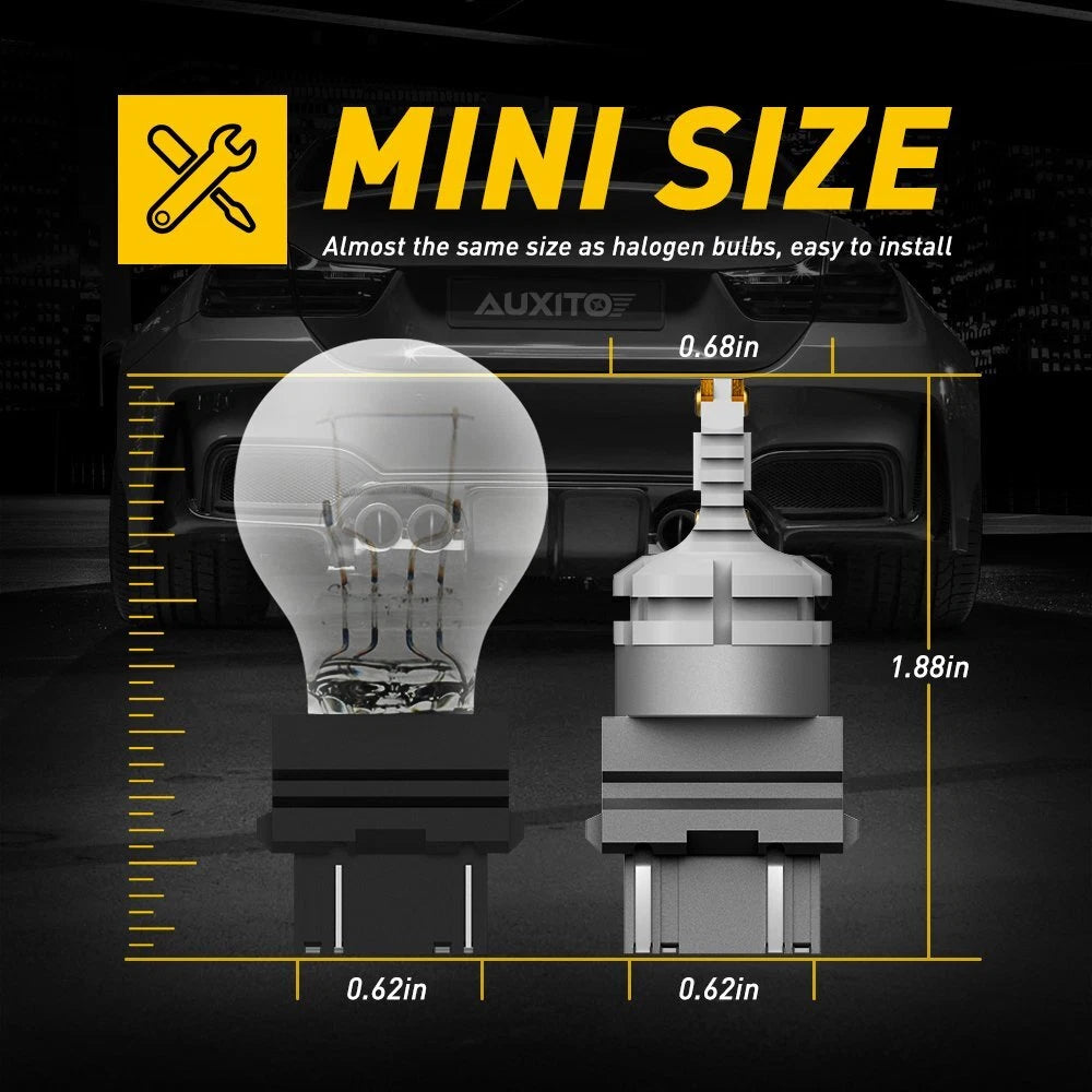 2X 3157 LED Bulb Amber Turn Signal Light for Impala (2000–2013)