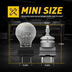 2X 3157 LED Bulb Amber Turn Signal Light for Impala (2000–2013)