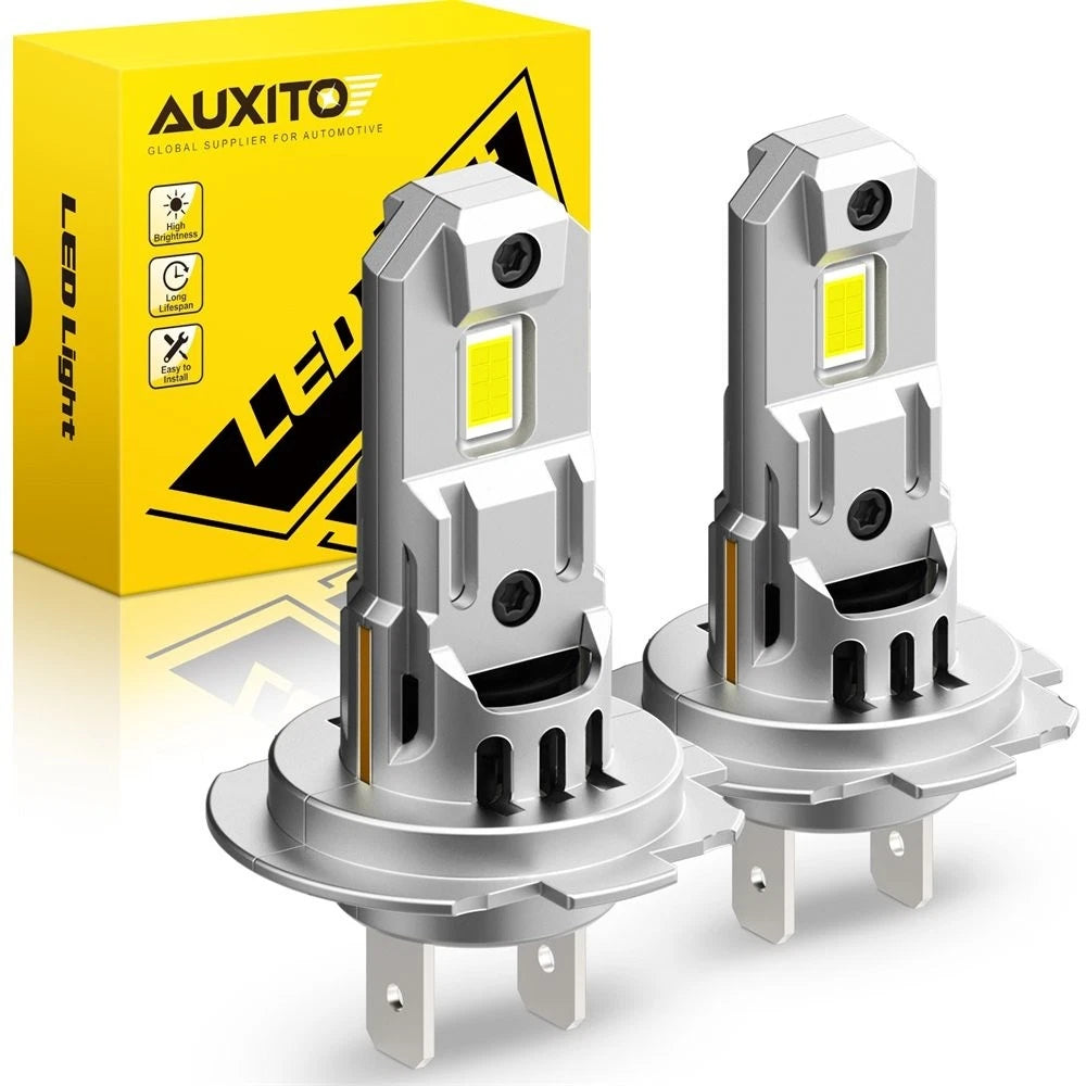H7 LED Headlight Bulb Kit for High Low Beam (44W 3000LM 6500K)
