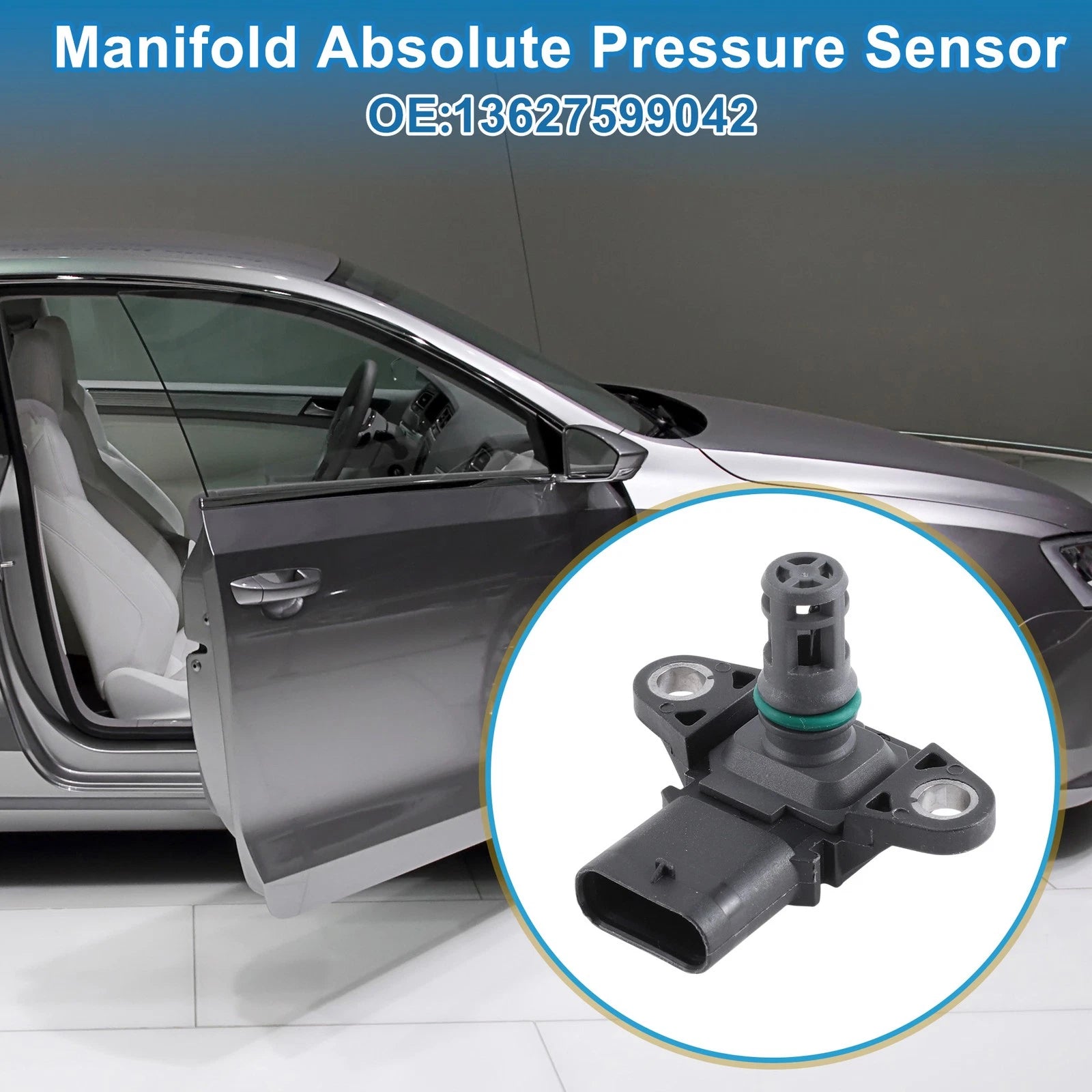 Manifold Absolute Pressure Sensor No. 13627599042 for BMW 528i (2012–2016)