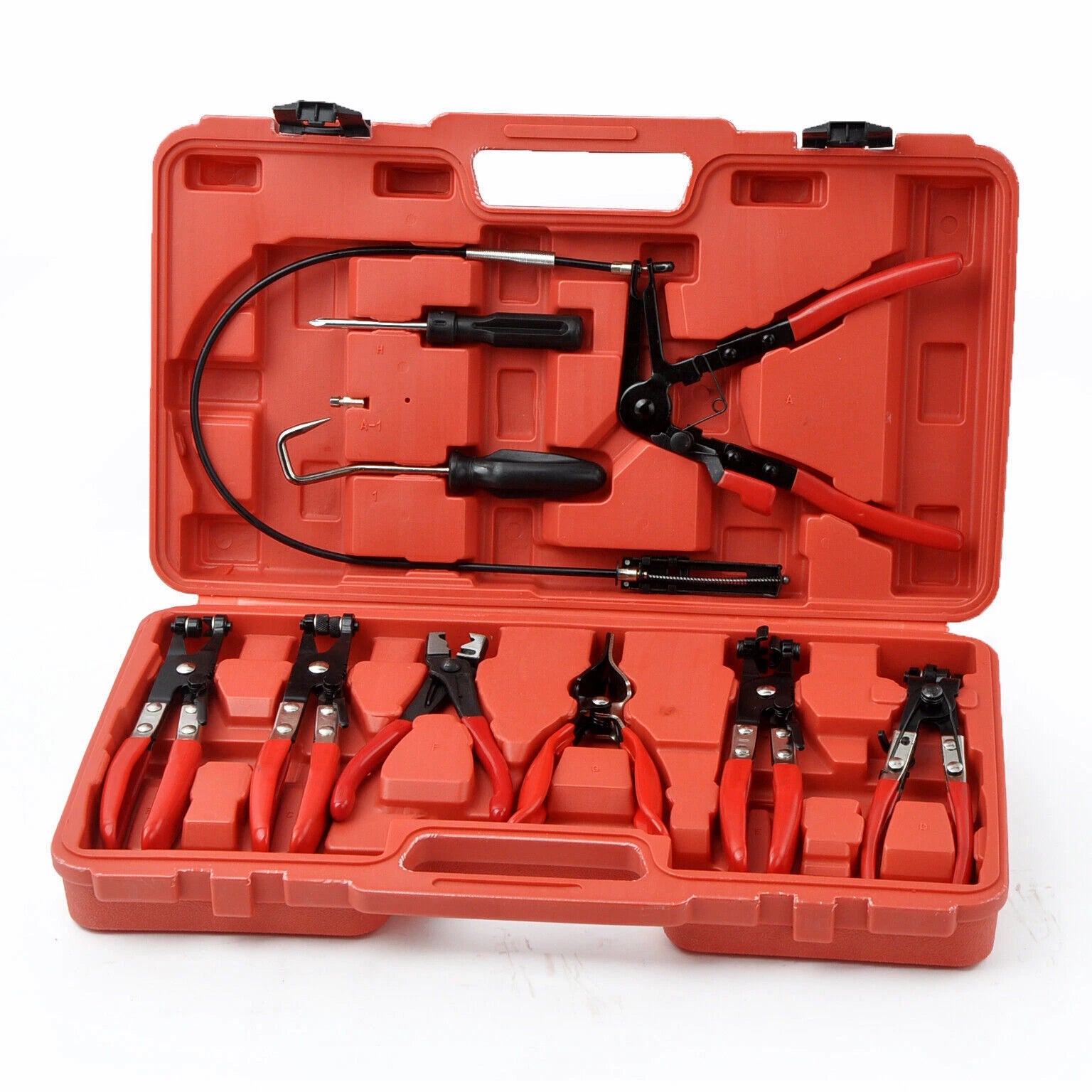 9PC Hose Clamp Clip Plier Set for Automotive Tools (Universal)