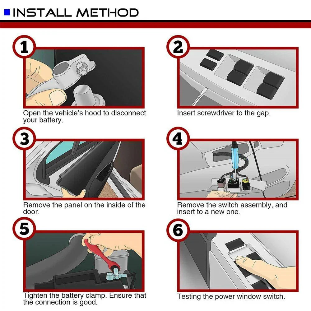 Driver Master Power Window Switch for Jeep Grand Cherokee 2014-2018