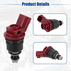 Set of 4 Fuel Injector Nozzles for Nissan 240SX 2.4L L4 (1991–1998) 16600-53J00