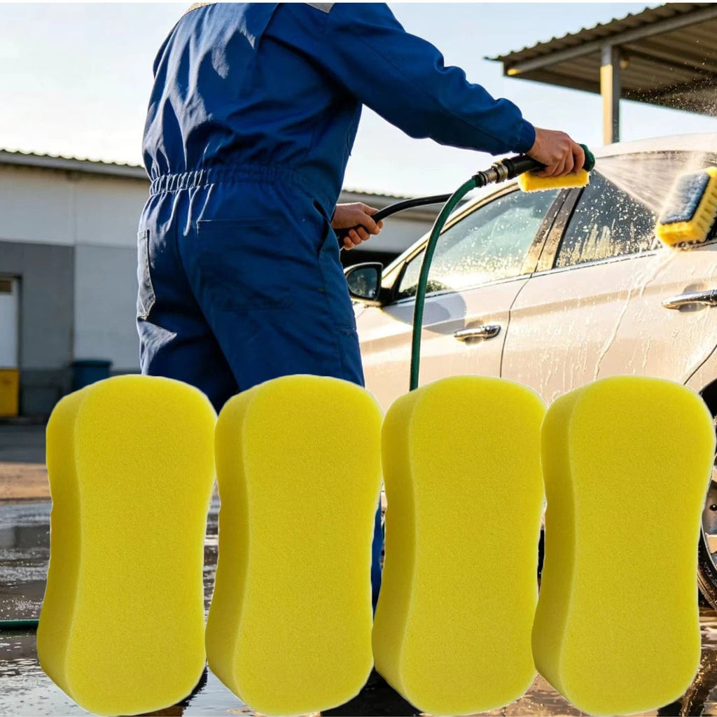 Car Washing Sponge for Vehicle and Wheel Use (220mm x 110mm x 50mm)