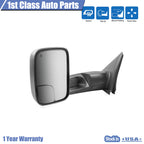 Left Power Heated Towing Mirror for Dodge Ram 1500 2500 3500 (2002–2009)