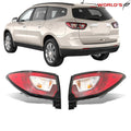 Set of 2 Tail Lights for Chevrolet Traverse (2013–2017) Clear Lens