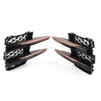 2X Front Bumper Fog Lamp Grille Cover for Land Rover Range Rover Velar (2017–2022)