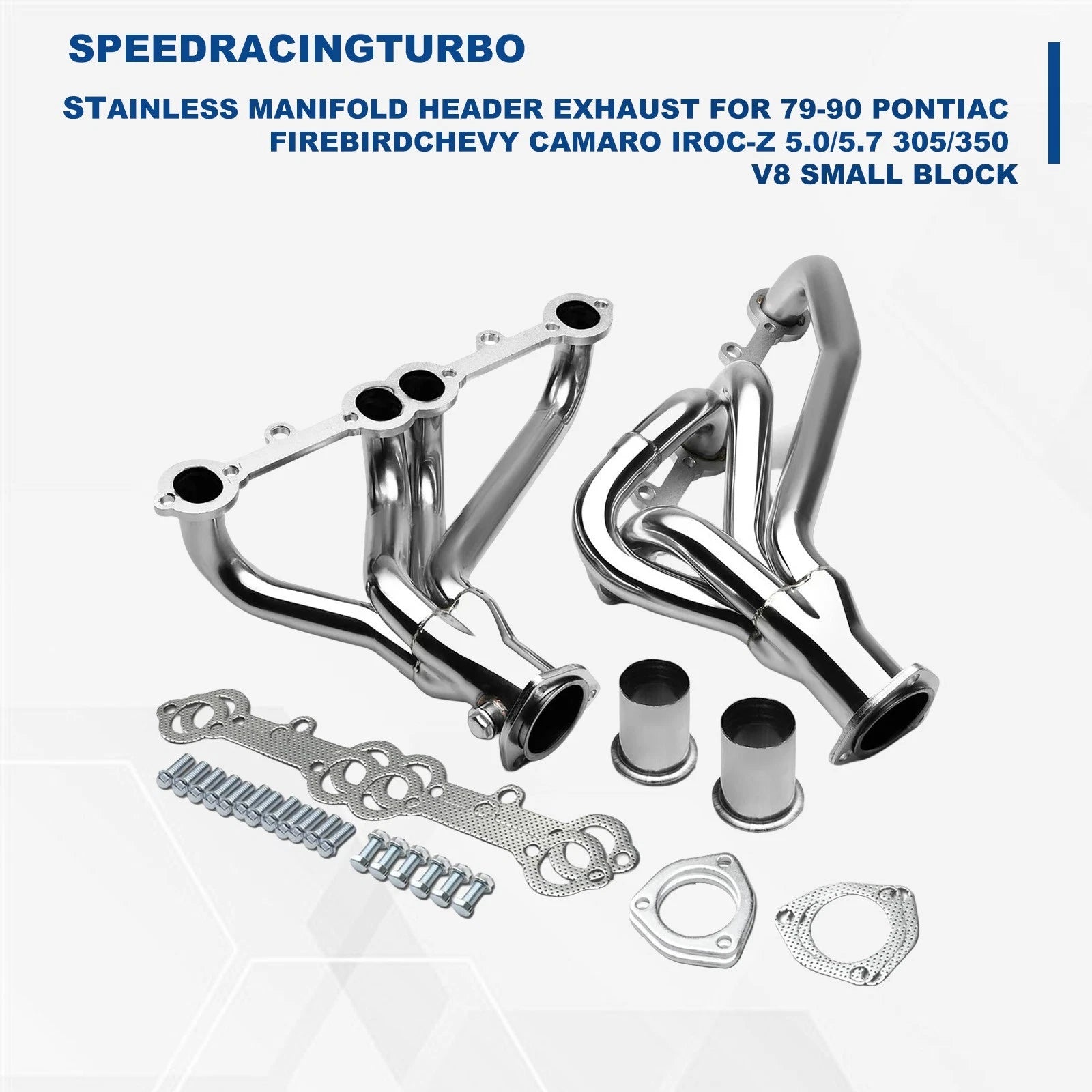 Exhaust Header for Pontiac Firebird / Chevy Camaro IROC-Z (1979–1990)