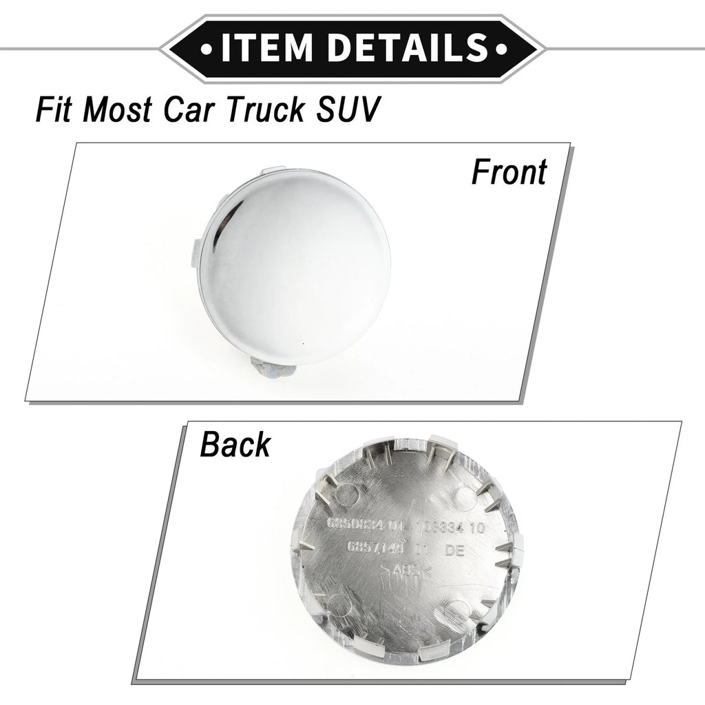 Set of 4 Wheel Hub Center Caps for BMW 5 Series G30 (2017–2023) 56.5mm