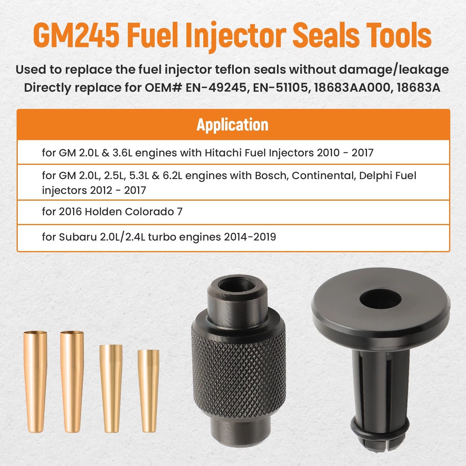 Injector Rail Remover for Cadillac Chevrolet 4.3L 3.6L GDI (2007–2014)
