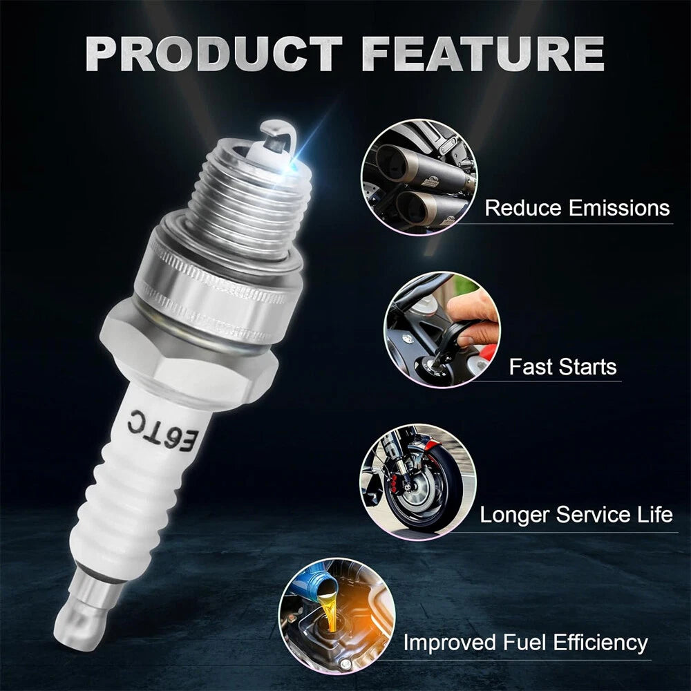 Spark Plug for Yamaha PW50, PW80, LT80, E6TC, BP6HS (50cc-110cc)