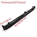 Left Rocker Panel for Chevy Silverado GMC Crew Cab (1999–2007) Black Steel