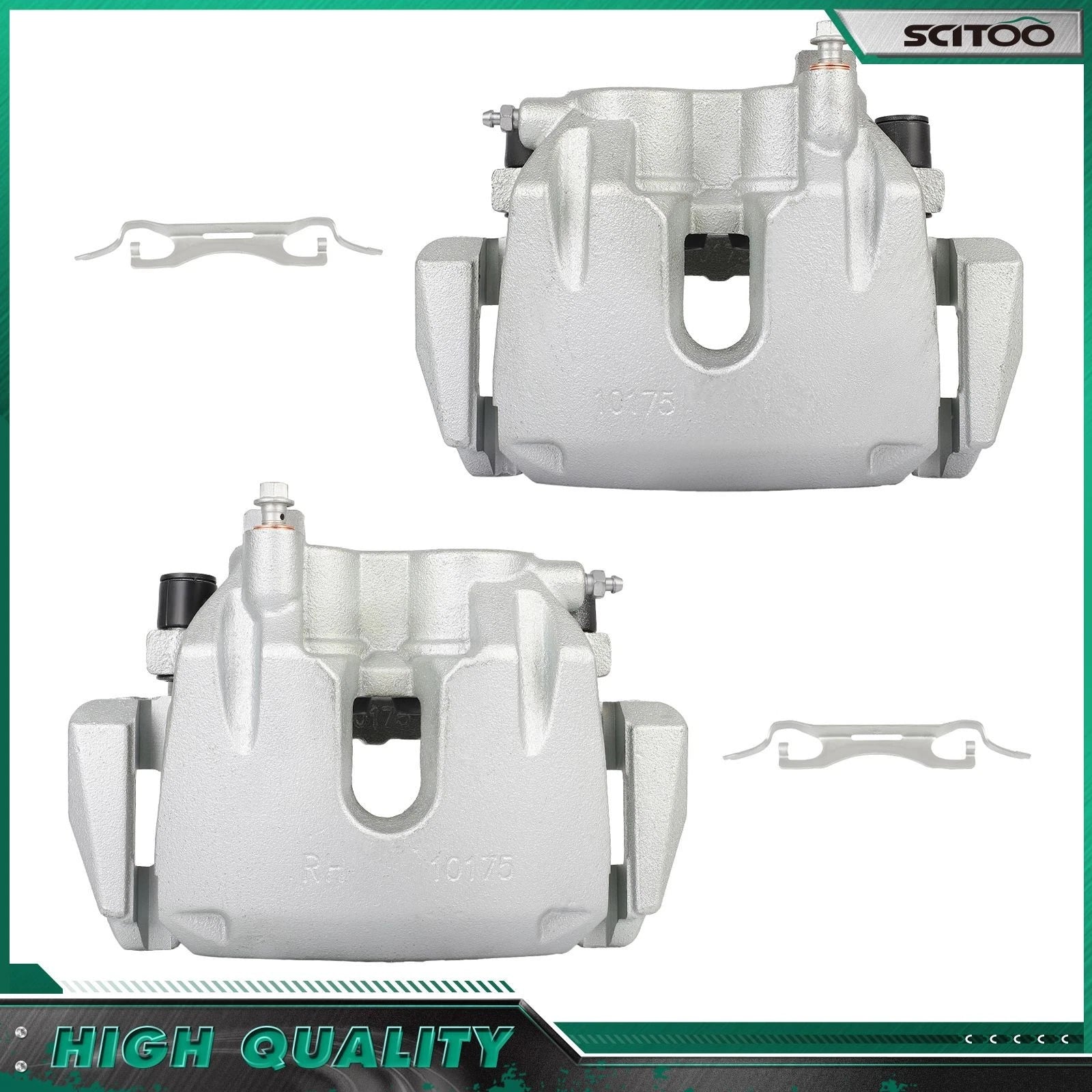 Front Brake Calipers w/ Bracket for Jeep Grand Cherokee (2014–2020)